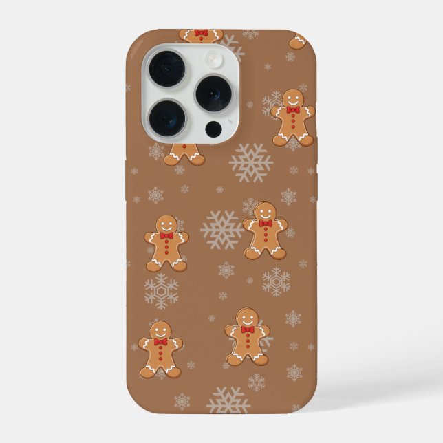 Coque iPhone Étui pour téléphone en pain d'épices – Joli design (Verso)