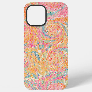 Coque iPhone 12 Pro Max Étui pour téléphone / iPad à l'aspect vitrail past