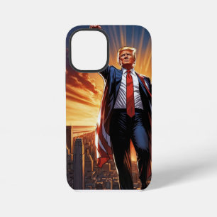 Coque iPhone 12 Mini "Étui pour téléphone Trump le super-héros américai