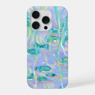 Étui Téléphone Nymphéas Violettes