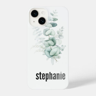 Coque Pour iPhone 14 Eucalyptus Pattern i phone Case