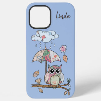 Coque iPhone 12 Pro Max Eule im Regen 