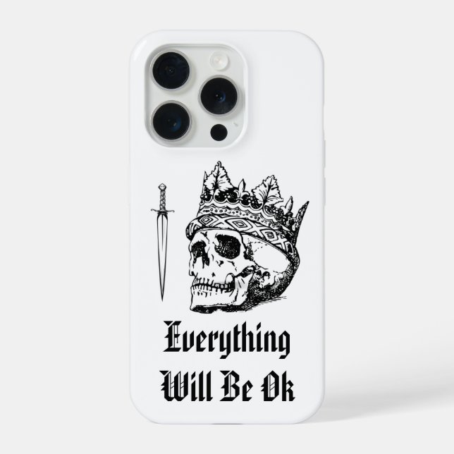 Coque iPhone Everything Will Be OK iPhone 15 Pro Case (Verso)