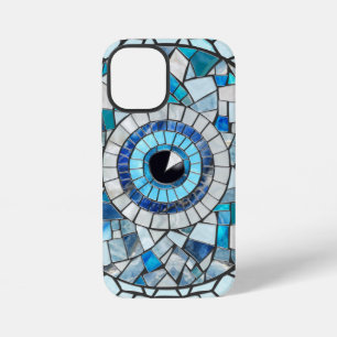 Coque iPhone 12 Mini Evil Oeil Amulet Mosaic Art