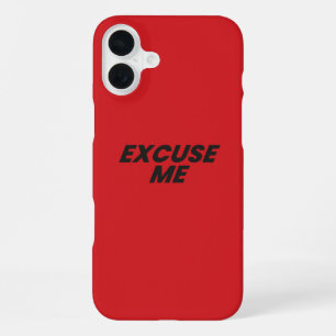 COQUE iPhone 16 PLUS EXCUSEZ-MOI LE CAS TÉLÉPHONIQUE