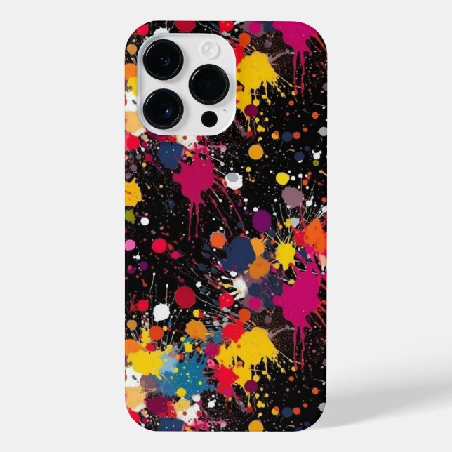 Coque iPhone Explosion de couleur (Verso)