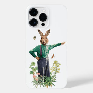 COQUE POUR POUR iPhone 14 PRO MAX FANCY RABBIT AGRICULTEUR