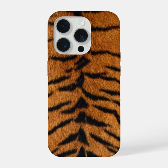 Coque iPhone Faux Siberian Tiger Skin (Verso)