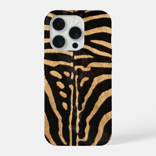 Coque iPhone Faux Zebra Skin (Verso)