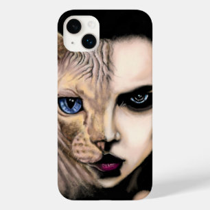 Coque iphone femme chat