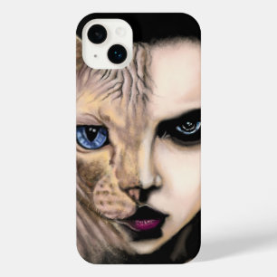 Coque iphone femme chat