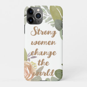 Coque iPhone 11Pro femmes fortes changer le monde 8 mars égalité