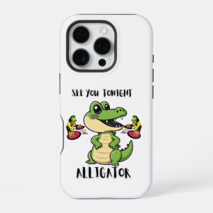 Coque iPhone 16 Pro Fête d'animaux Alligator