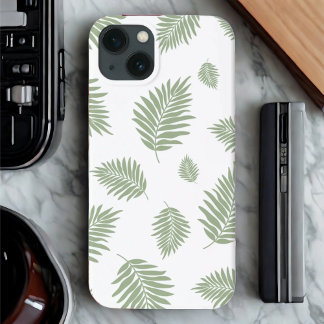 Coque iphone Feuille Verte - Frais, Naturel, Éléga