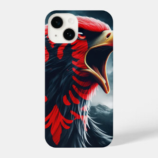 Coque Pour iPhone 14 Fierce Albanais Aigle iPhone 14 Coque