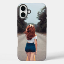 Coque iphone fille seule