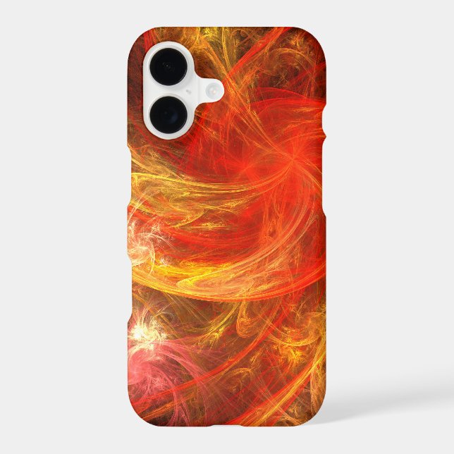 Coque iPhone Firestorm Nova Art Abstrait (Verso)