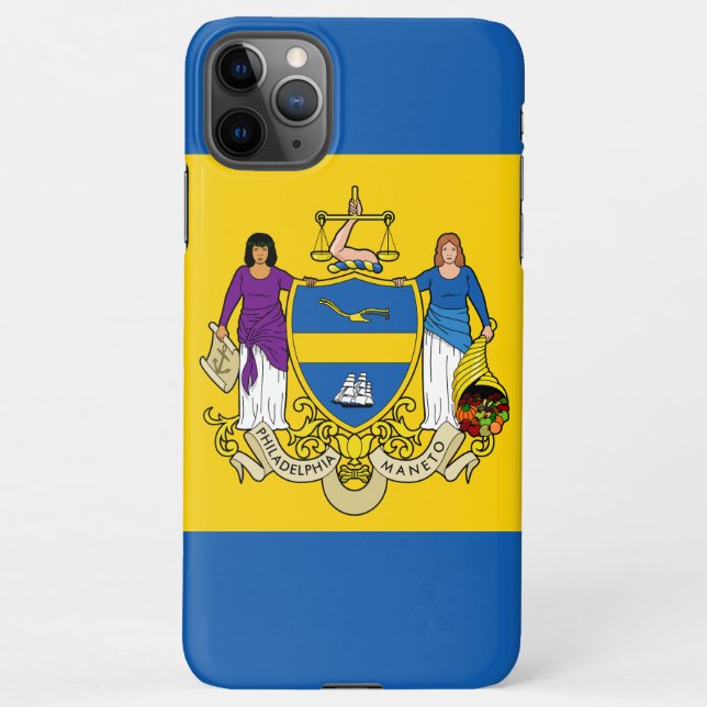 Coque iPhone Flag of Philadelphia, Pennsylvania (Dos)