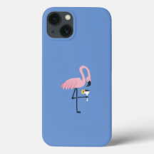coque iphone Flamant rose