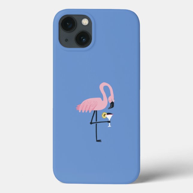 coque iphone Flamant rose (Verso)