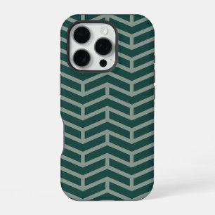 Coque iPhone 16 Pro Flèches franches contre les flèches Chevron Vert D