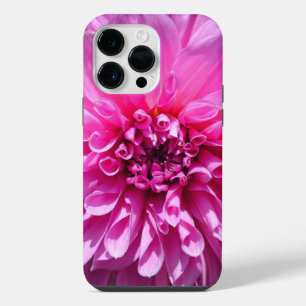 Coque Pour Pour iPhone 14 Pro Max Fleur Dahlia Rose violet