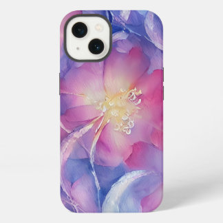 Etui iPhone 13 Fleur pastel éthérée