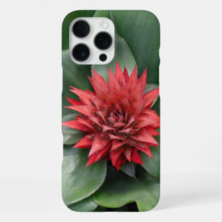 Coque iPhone 16 Pro Max - Fleur rouge tropicale