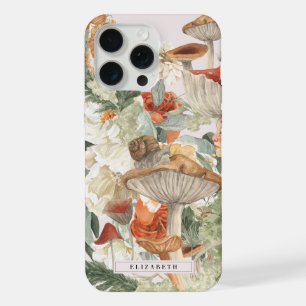 Fleur Sauvage Champignon Monogramme de la Forêt
