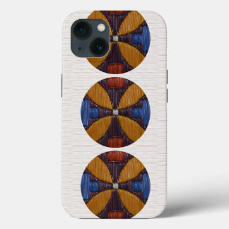 Etui iPhone 13 Fleur Tri Or