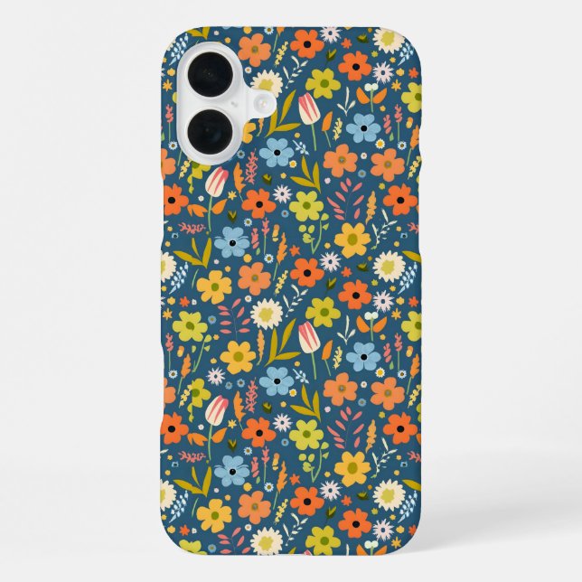 Coque iPhone fleurs (Verso)