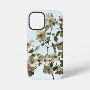 Coque iPhone 12 Mini Fleurs de bois de chien blanc fleurissant