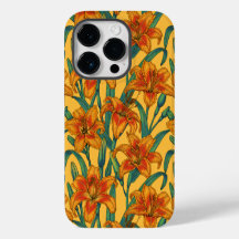 fleurs de hémérocalle fauve, bleues et jaunes