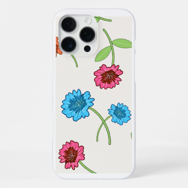 Coque iPhone fleurs de pavot (Verso)