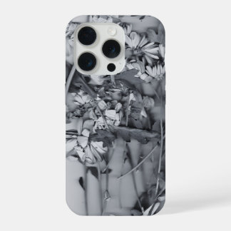 Fleurs en noir et blanc