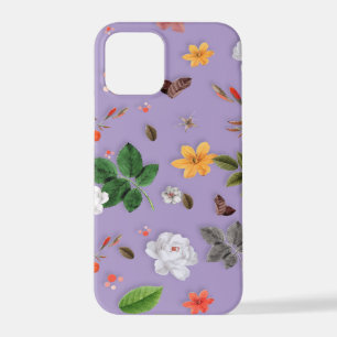 Coque iPhone 12 Pro Fleurs jaunes et roses blanches 21