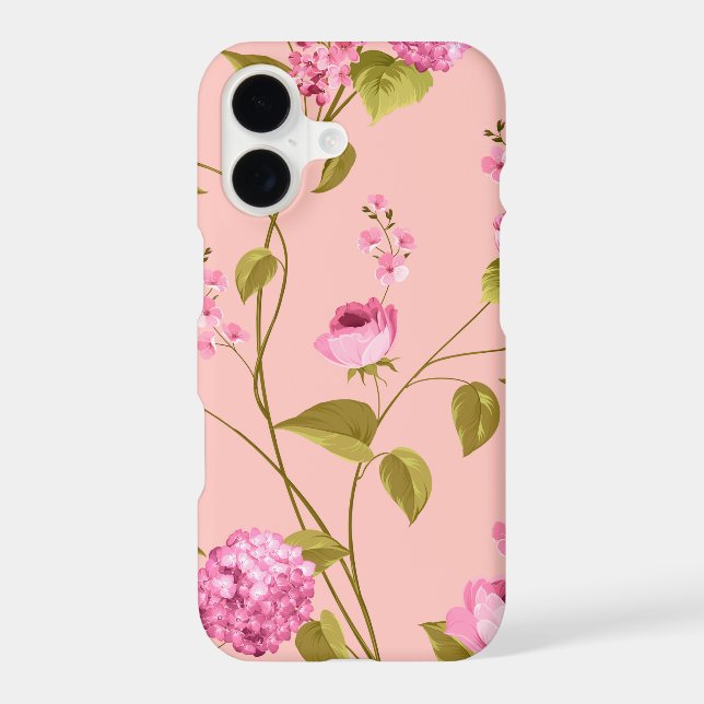 Coque iPhone Fleurs Motif 17 (Verso)