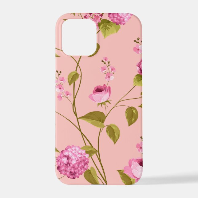Coque iPhone Fleurs Motif 17 (Verso)