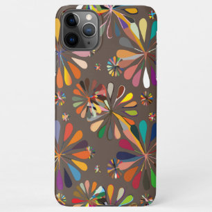 Coque iPhone 11Pro Max Fleurs multicolores mignonnes