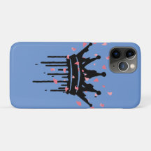 Coque iphone floral de la Couronne