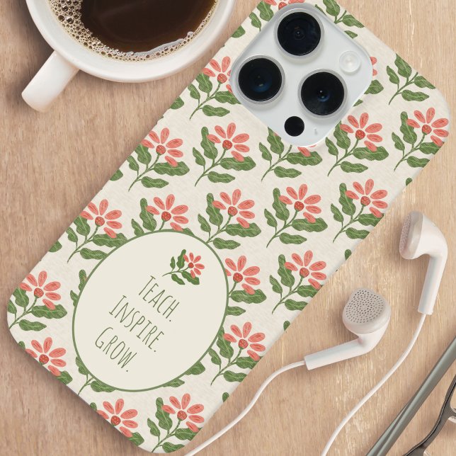Coque iPhone Floral Teacher Appreciation  (Floral Teacher Appreciation Phone Case | Thoughtful End‑of‑Year Gift)