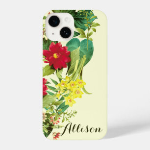 Coque Pour iPhone 14 Floral vintage