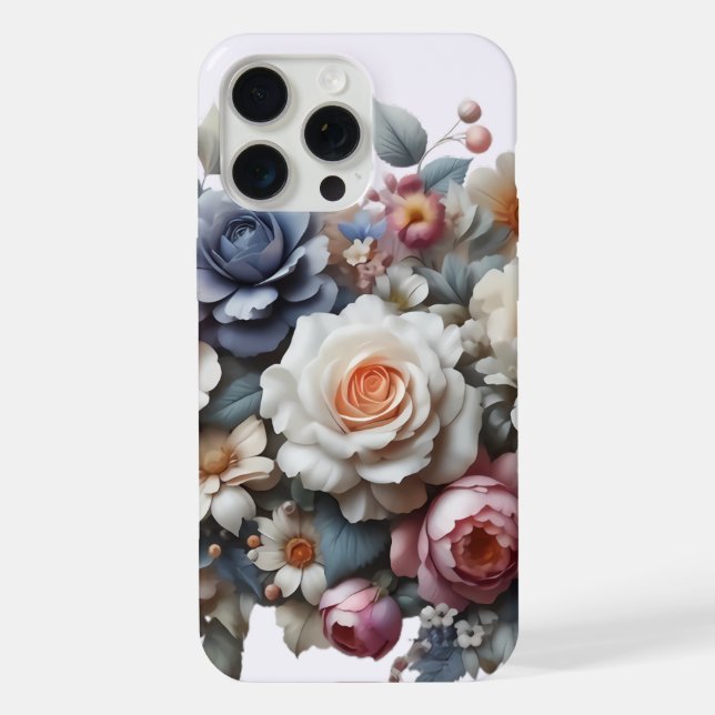 Coque iPhone Florales étonnantes (Verso)