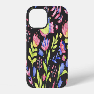Coque iPhone 12 Flore printanière : Motif imperméable