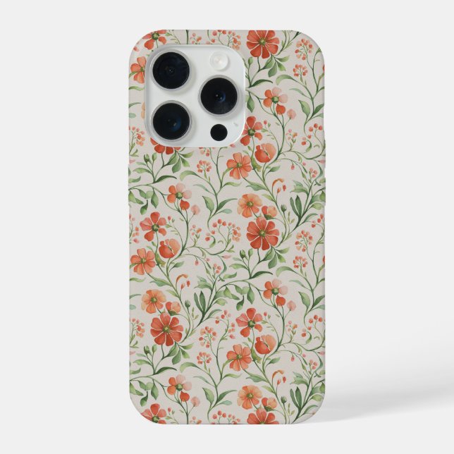 Coque iPhone Flores 3 (Verso)