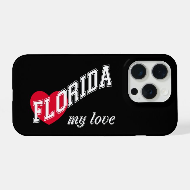Coque iPhone Florida my love (Verso Horizontal)