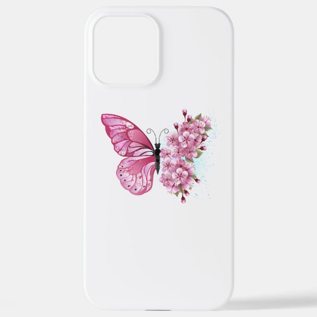 Coque iPhone Flower Butterfly (Verso)