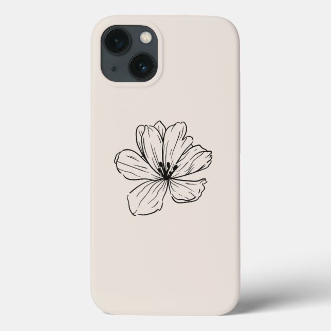 Coque iphone FLOWER PEACE (Verso)