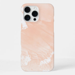 Coque iPhone 16 Pro Max Fond aquarelle abstrait rose blush