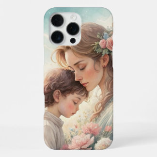 Coque iPhone 16 Pro Max Fond d'écran de l'iPhone en aquarelle romantique -